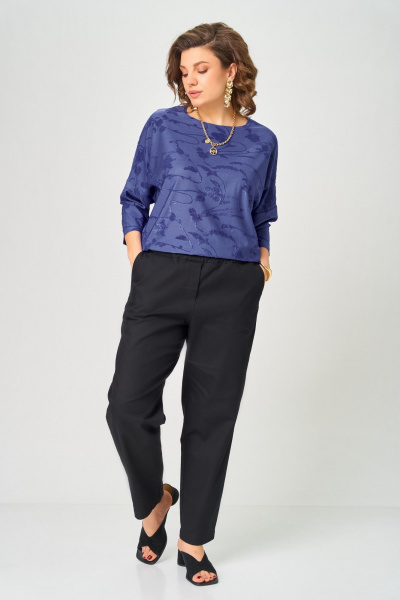 Джемпер Bliss 9406 васильковый - фото 8