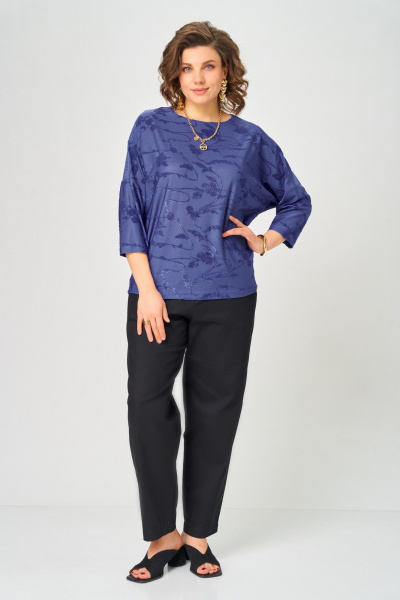 Джемпер Bliss 9406 васильковый - фото 7