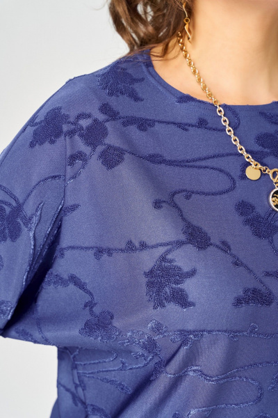 Джемпер Bliss 9406 васильковый - фото 6