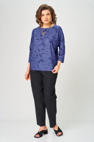 Джемпер Bliss 9406 васильковый - фото 5