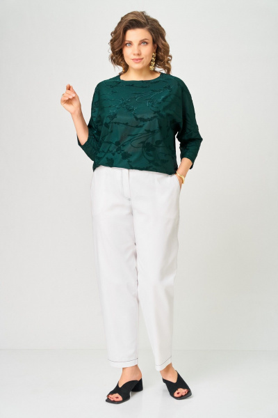 Джемпер Bliss 9406 изумрудный - фото 9