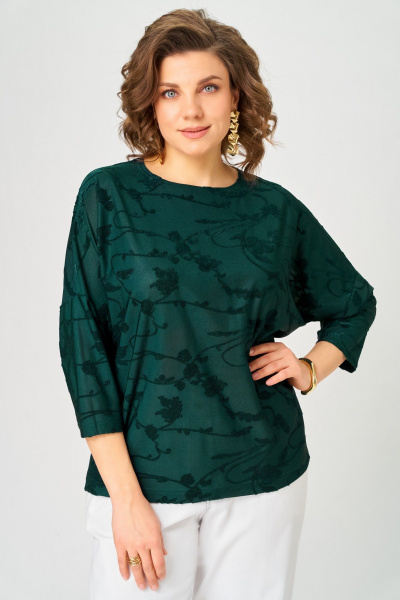 Джемпер Bliss 9406 изумрудный - фото 1