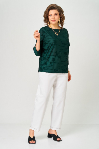 Джемпер Bliss 9406 изумрудный - фото 5
