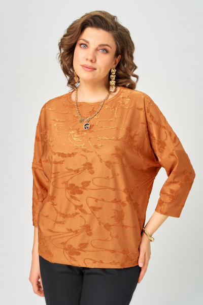Джемпер Bliss 9406 оранжевый - фото 1