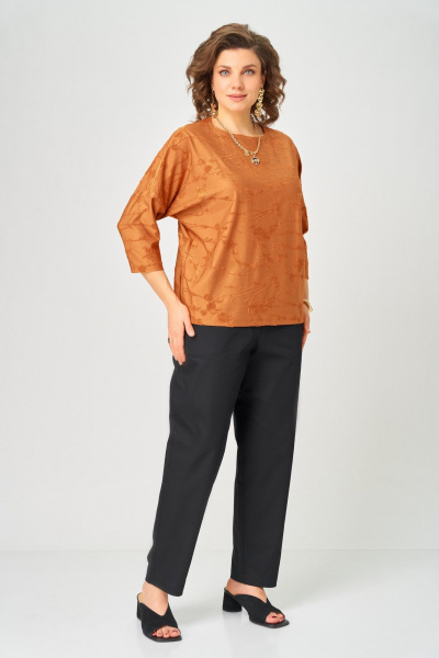 Джемпер Bliss 9406 оранжевый - фото 4