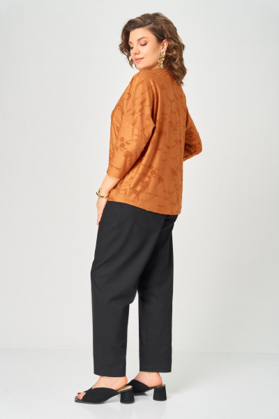 Джемпер Bliss 9406 оранжевый - фото 3