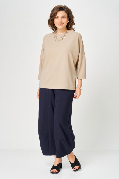 Джемпер Bliss 9408 бежевый - фото 8