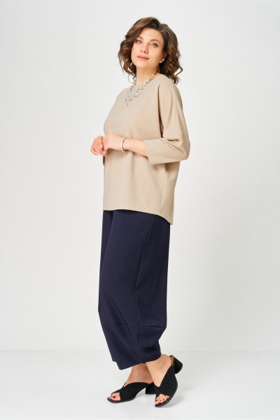 Джемпер Bliss 9408 бежевый - фото 7