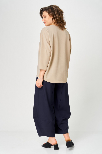 Джемпер Bliss 9408 бежевый - фото 6