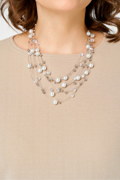 Джемпер Bliss 9408 бежевый - фото 4