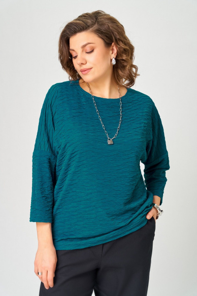 Джемпер Bliss 9407 бирюзовый - фото 7