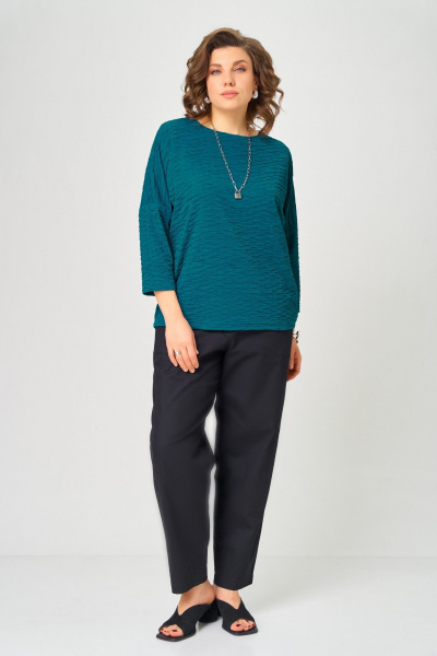 Джемпер Bliss 9407 бирюзовый - фото 6