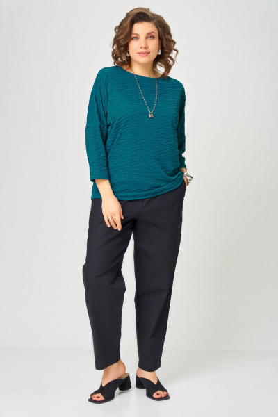 Джемпер Bliss 9407 бирюзовый - фото 3