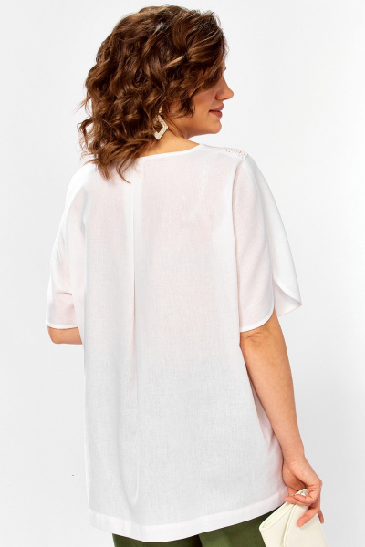 Блуза, брюки Jurimex 3502 белый-олива - фото 8