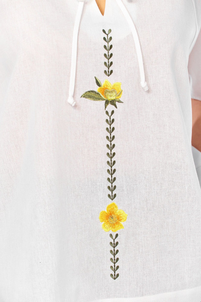 Блуза, брюки Jurimex 3502 белый-олива - фото 7