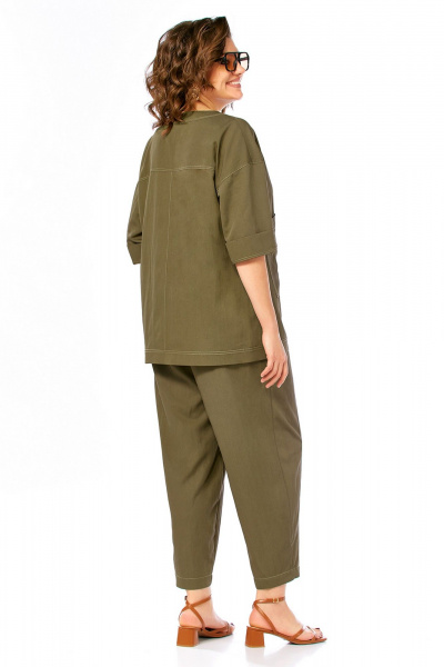 Брюки, жакет Jurimex 3482 хаки - фото 8