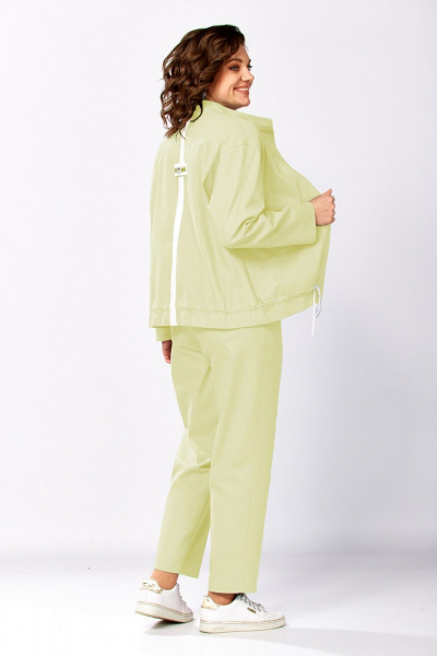 Брюки, бомбер, топ Милора-стиль 1444 лимонный - фото 3