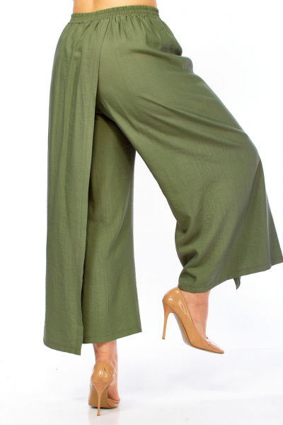 Блуза, брюки Диомант 2173 олива - фото 8