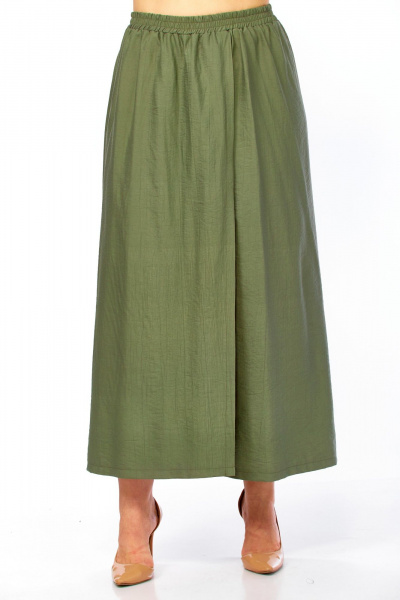 Блуза, брюки Диомант 2173 олива - фото 7