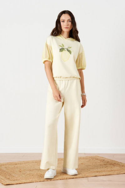 Джемпер Nelva 23231 сливочный - фото 2