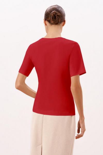 Футболка Nelva 23235 малиновый - фото 2