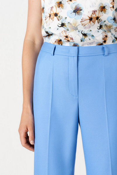 Брюки Nelva 31144 небесно-голубой - фото 3