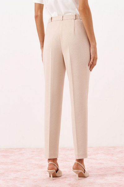 Брюки Nelva 31146 бежевый-меланж - фото 4