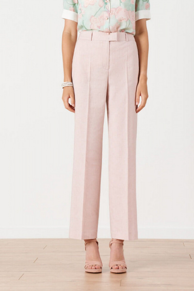 Брюки Nelva 31156 розовый-меланж - фото 2