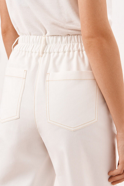 Брюки Nelva 31169 молочный - фото 5