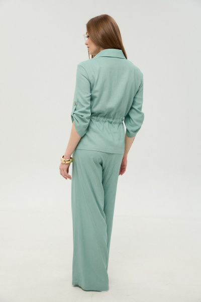 Брюки, жакет NikVa 981-3 мята - фото 5