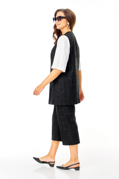 Брюки, жилет, футболка TVIN 7020 черный - фото 11