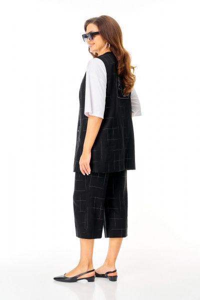 Брюки, жилет, футболка TVIN 7020 черный - фото 10