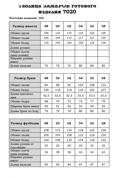 Брюки, жилет, футболка TVIN 7020 черный - фото 12