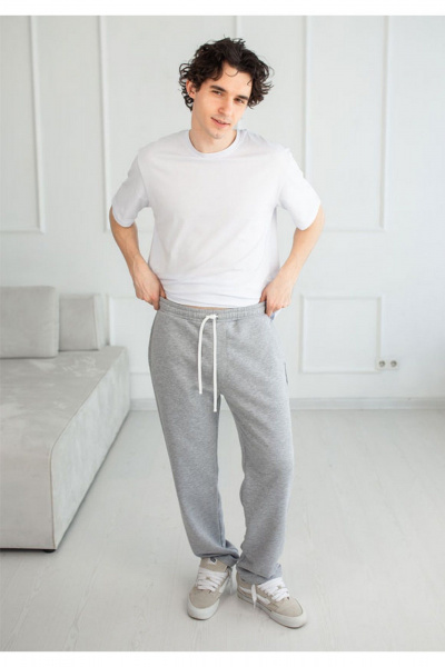 Брюки Купалинка 261202 серый - фото 1