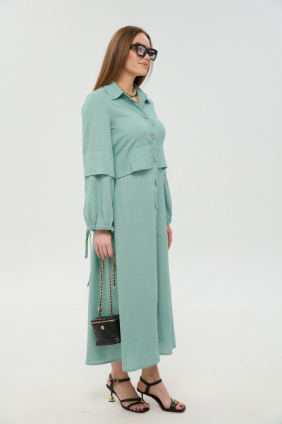 Платье NikVa 944-13 мята - фото 7