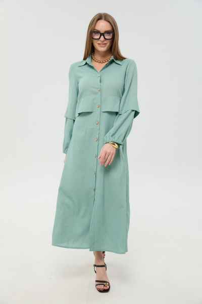 Платье NikVa 944-13 мята - фото 5
