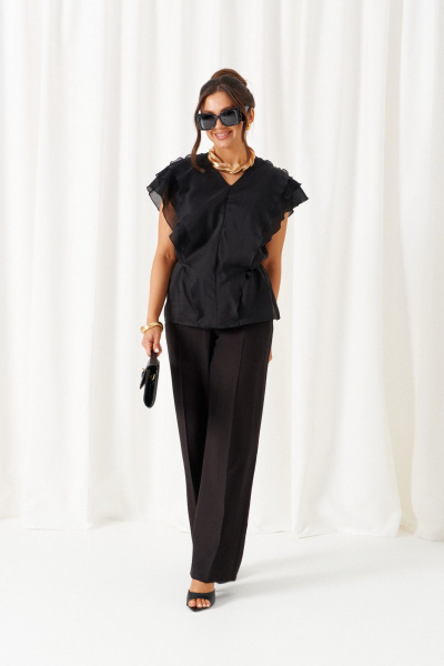 Блуза, брюки Beautiful&Free 6467 черный - фото 3