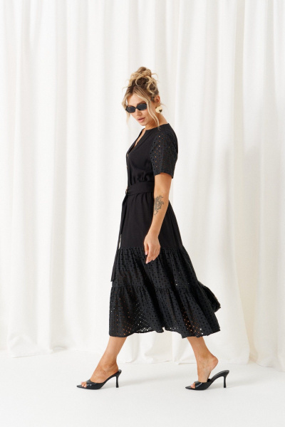 Платье Beautiful&Free 6468 черный - фото 7