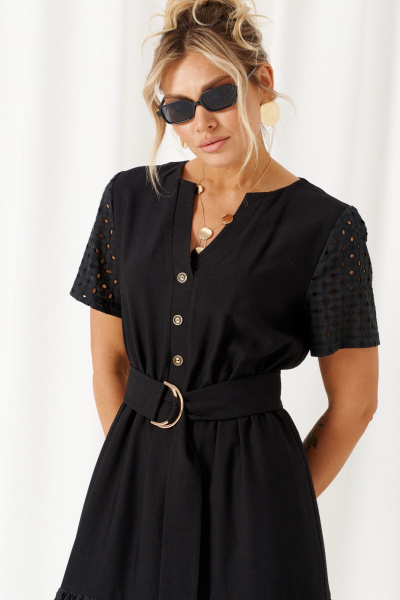 Платье Beautiful&Free 6468 черный - фото 6