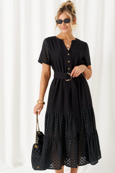 Платье Beautiful&Free 6468 черный - фото 4