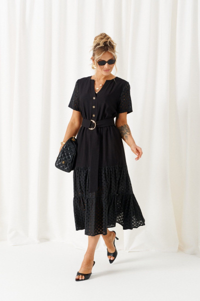 Платье Beautiful&Free 6468 черный - фото 3