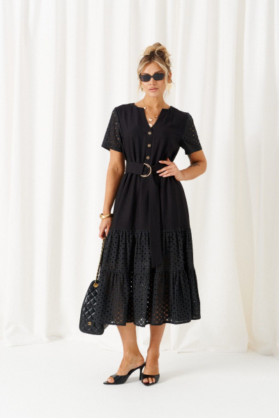 Платье Beautiful&Free 6468 черный - фото 1