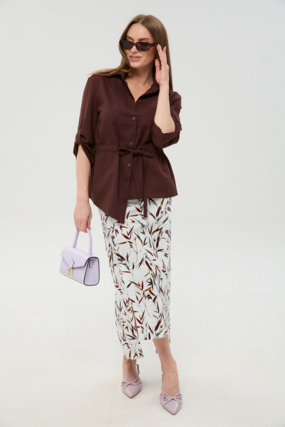 Жакет NikVa 918-13 шоколад - фото 7