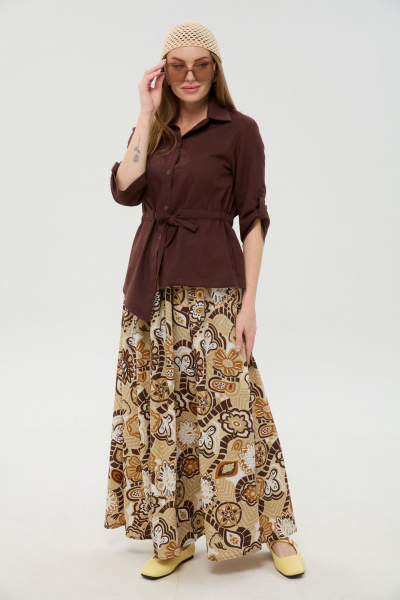 Жакет NikVa 918-13 шоколад - фото 6