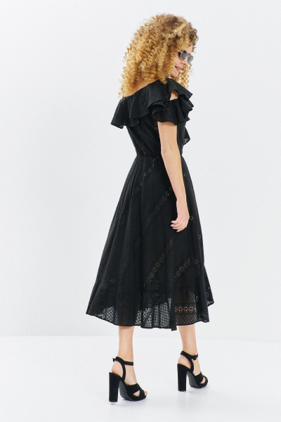 Платье Euromoda 709 черный - фото 3