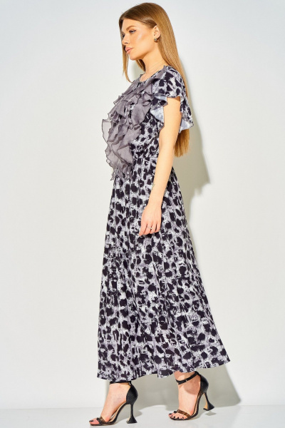 Платье Laikony L-364 оттенки_серого - фото 3