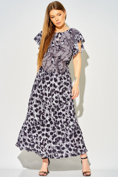 Платье Laikony L-364 оттенки_серого - фото 2