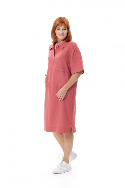 Платье Соджи 671 розовый - фото 5