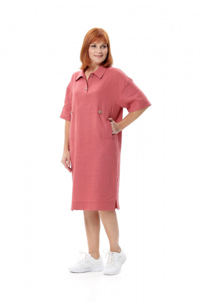 Платье Соджи 671 розовый - фото 1