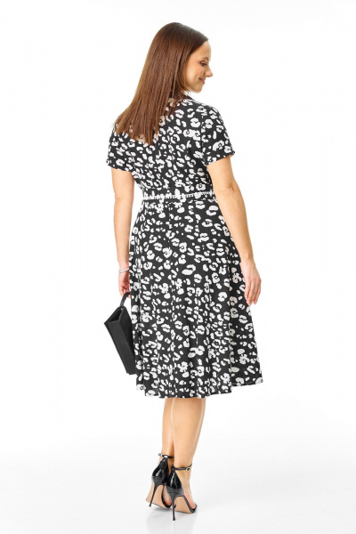 Платье T&N 7744 черно-белый_дизайн - фото 6